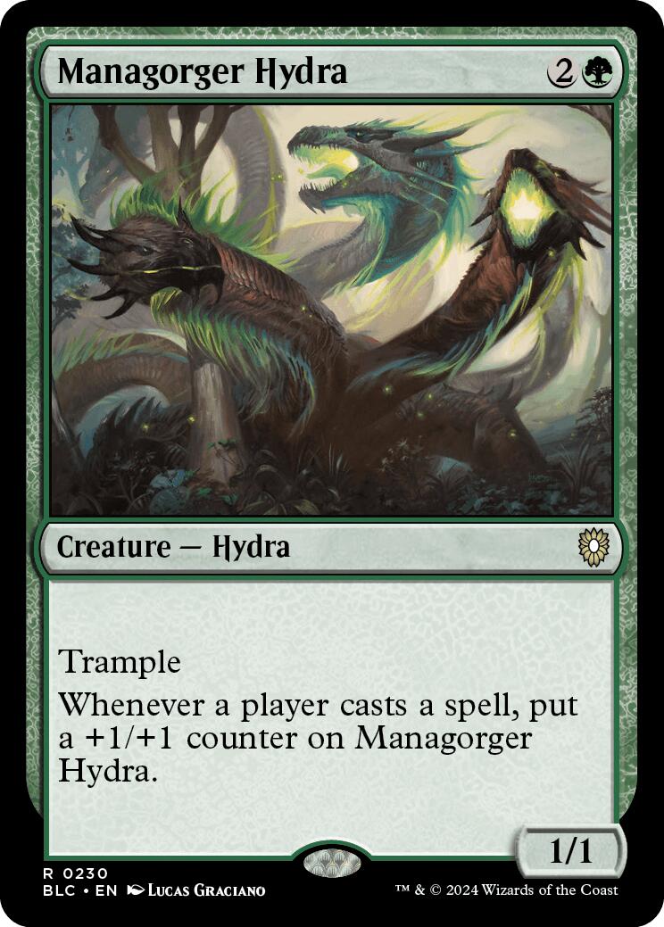 Managorger Hydra [Bloomburrow Commander] | Deep Dive Games St. Marys