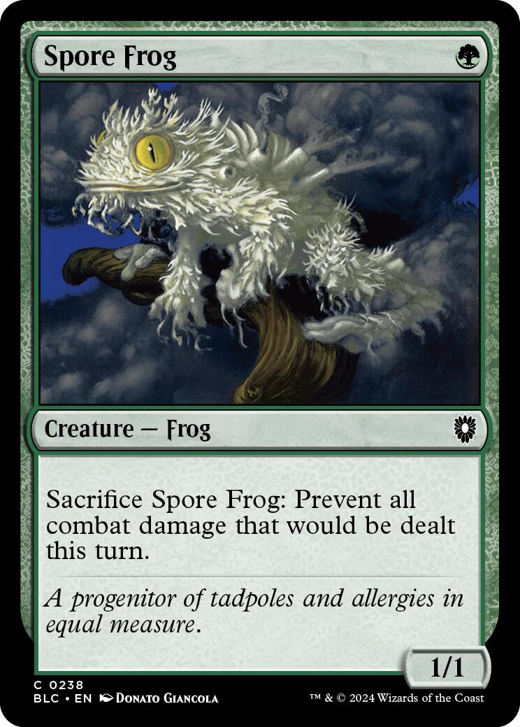 Spore Frog [Bloomburrow Commander] | Deep Dive Games St. Marys