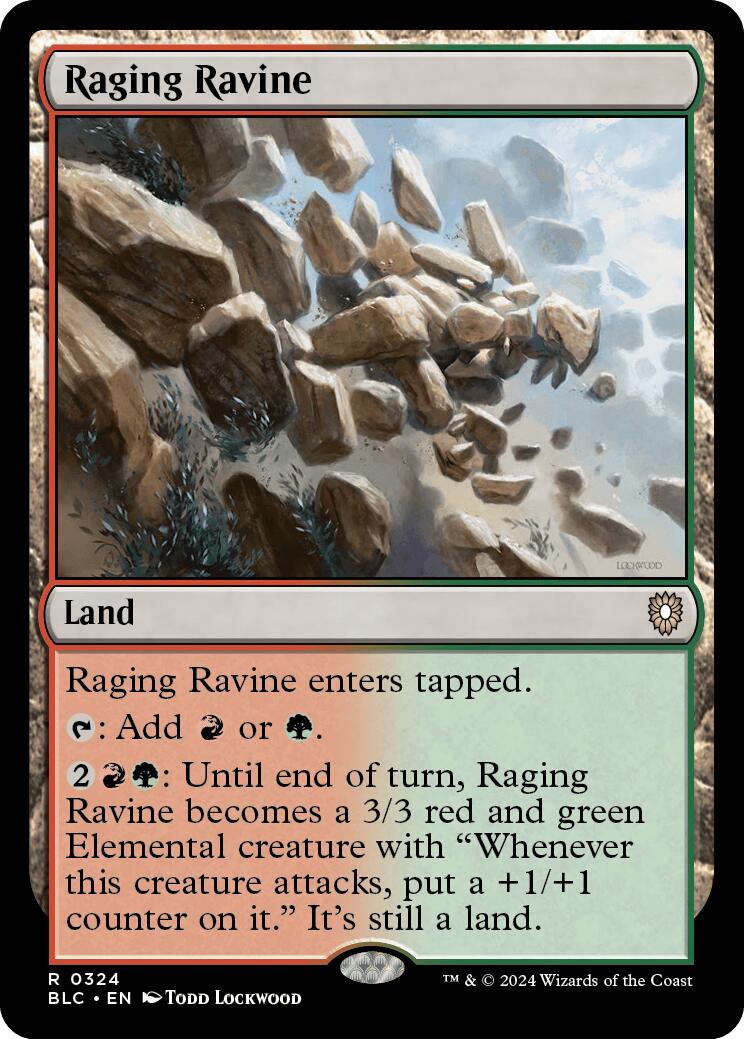 Raging Ravine [Bloomburrow Commander] | Deep Dive Games St. Marys