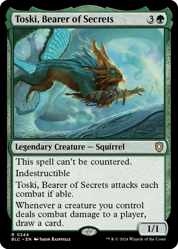 Toski, Bearer of Secrets [Bloomburrow Commander] | Deep Dive Games St. Marys