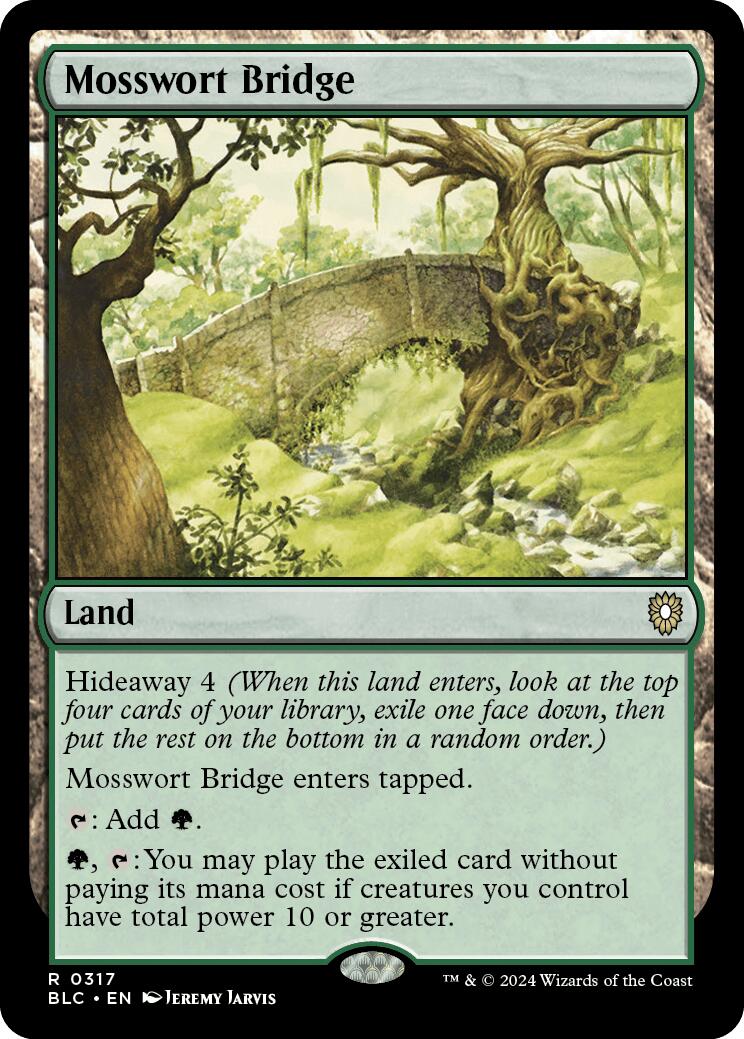 Mosswort Bridge [Bloomburrow Commander] | Deep Dive Games St. Marys