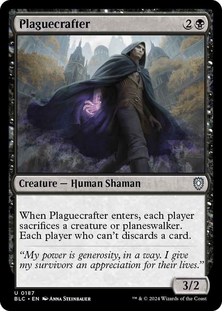 Plaguecrafter [Bloomburrow Commander] | Deep Dive Games St. Marys