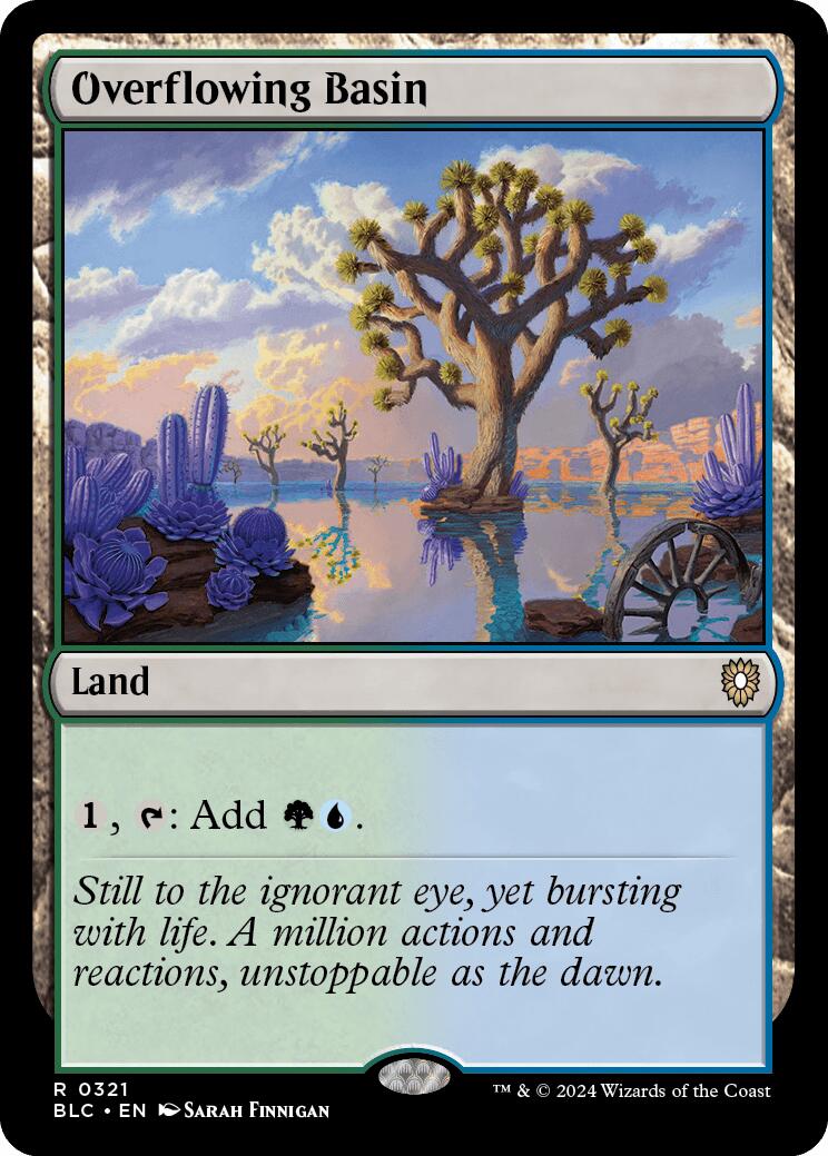 Overflowing Basin [Bloomburrow Commander] | Deep Dive Games St. Marys