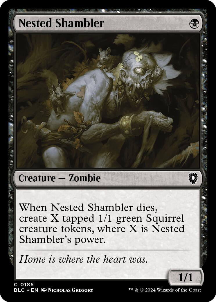 Nested Shambler [Bloomburrow Commander] | Deep Dive Games St. Marys