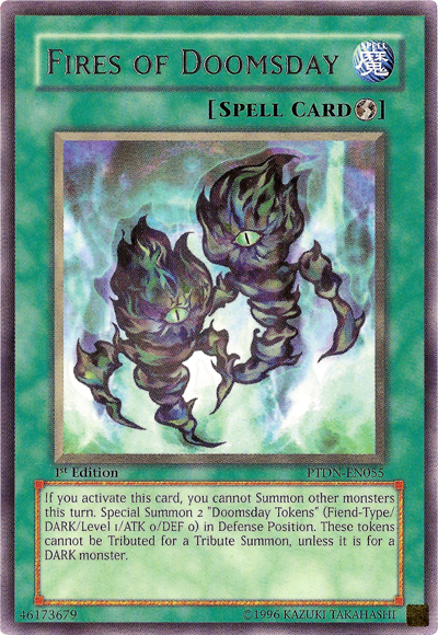 Fires of Doomsday [PTDN-EN055] Rare | Deep Dive Games St. Marys