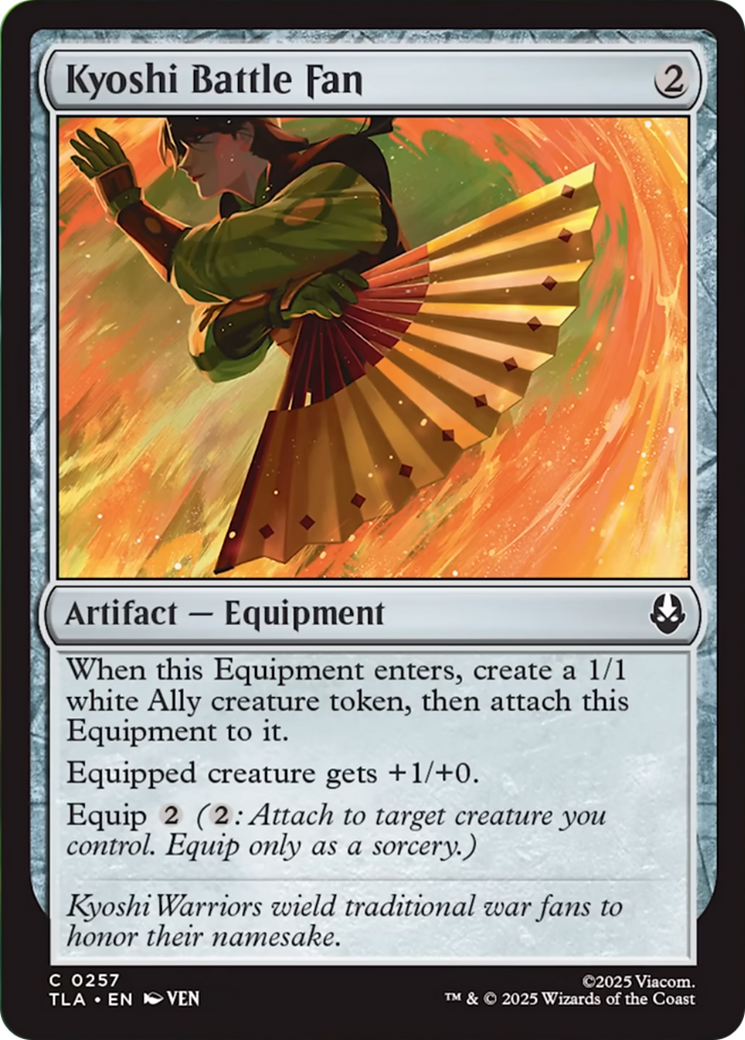 Kyoshi Battle Fan [Avatar: The Last Airbender] | Deep Dive Games St. Marys