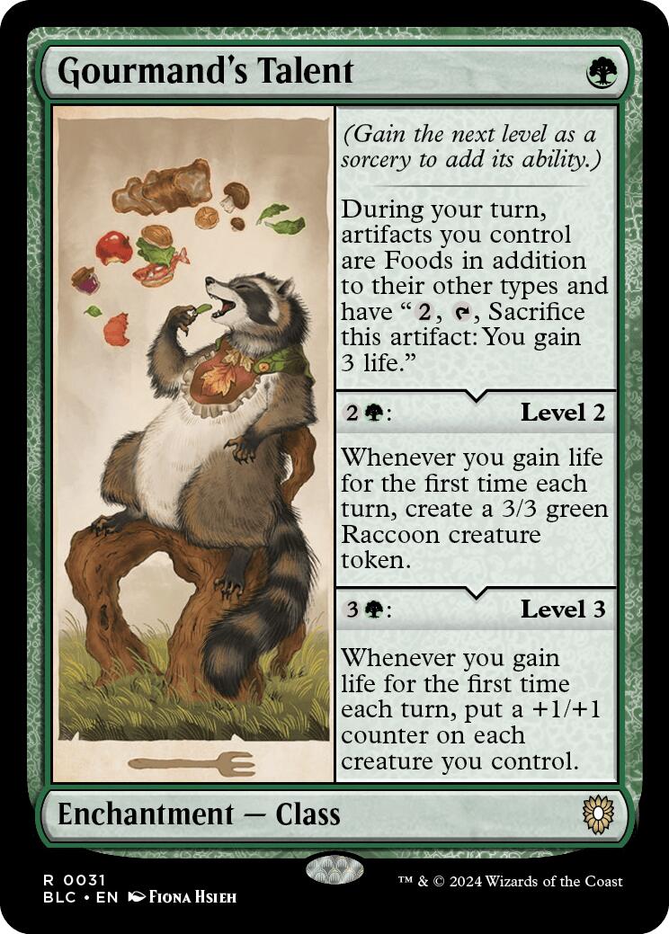 Gourmand's Talent [Bloomburrow Commander] | Deep Dive Games St. Marys