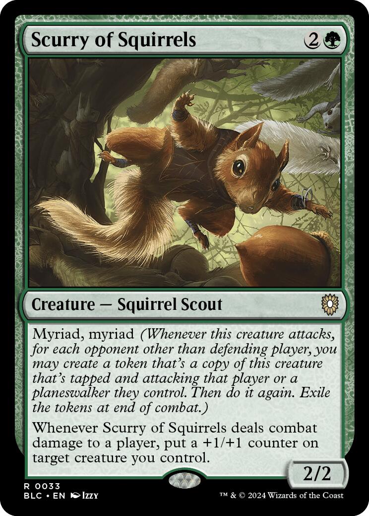 Scurry of Squirrels [Bloomburrow Commander] | Deep Dive Games St. Marys