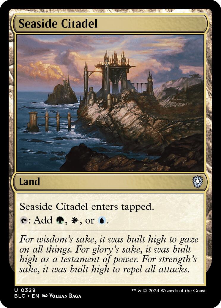 Seaside Citadel [Bloomburrow Commander] | Deep Dive Games St. Marys