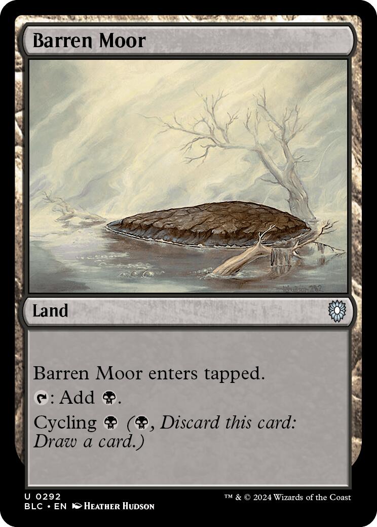 Barren Moor [Bloomburrow Commander] | Deep Dive Games St. Marys