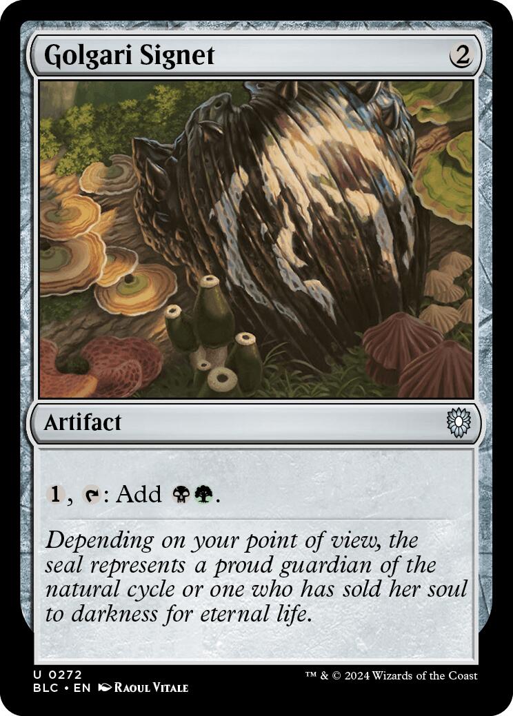 Golgari Signet [Bloomburrow Commander] | Deep Dive Games St. Marys