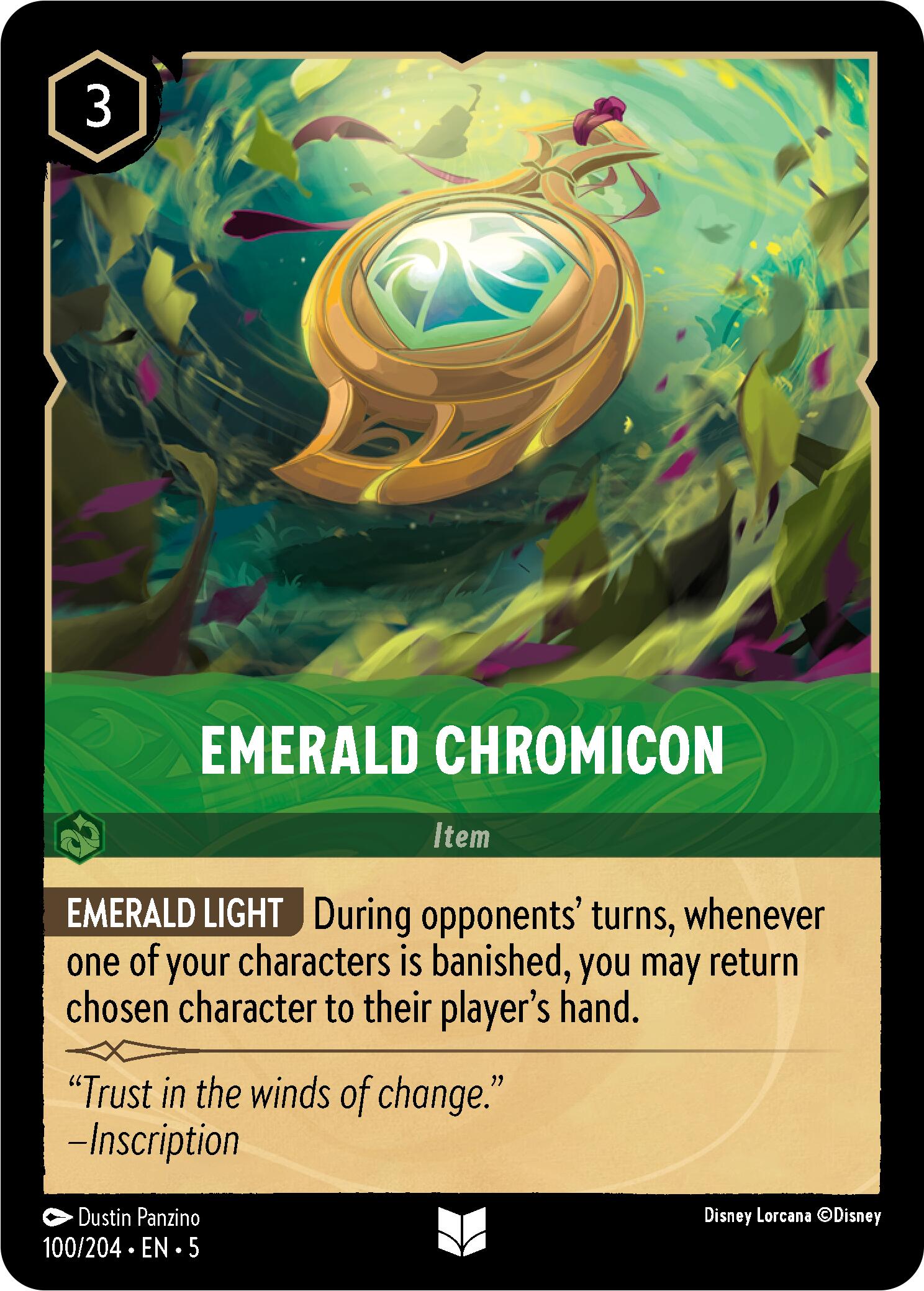 Emerald Chromicon (100/204) [Shimmering Skies] | Deep Dive Games St. Marys