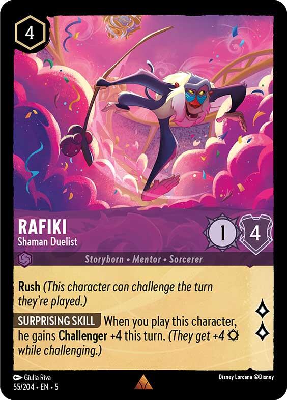 Rafiki - Shaman Duelist (55/204) [Shimmering Skies] | Deep Dive Games St. Marys