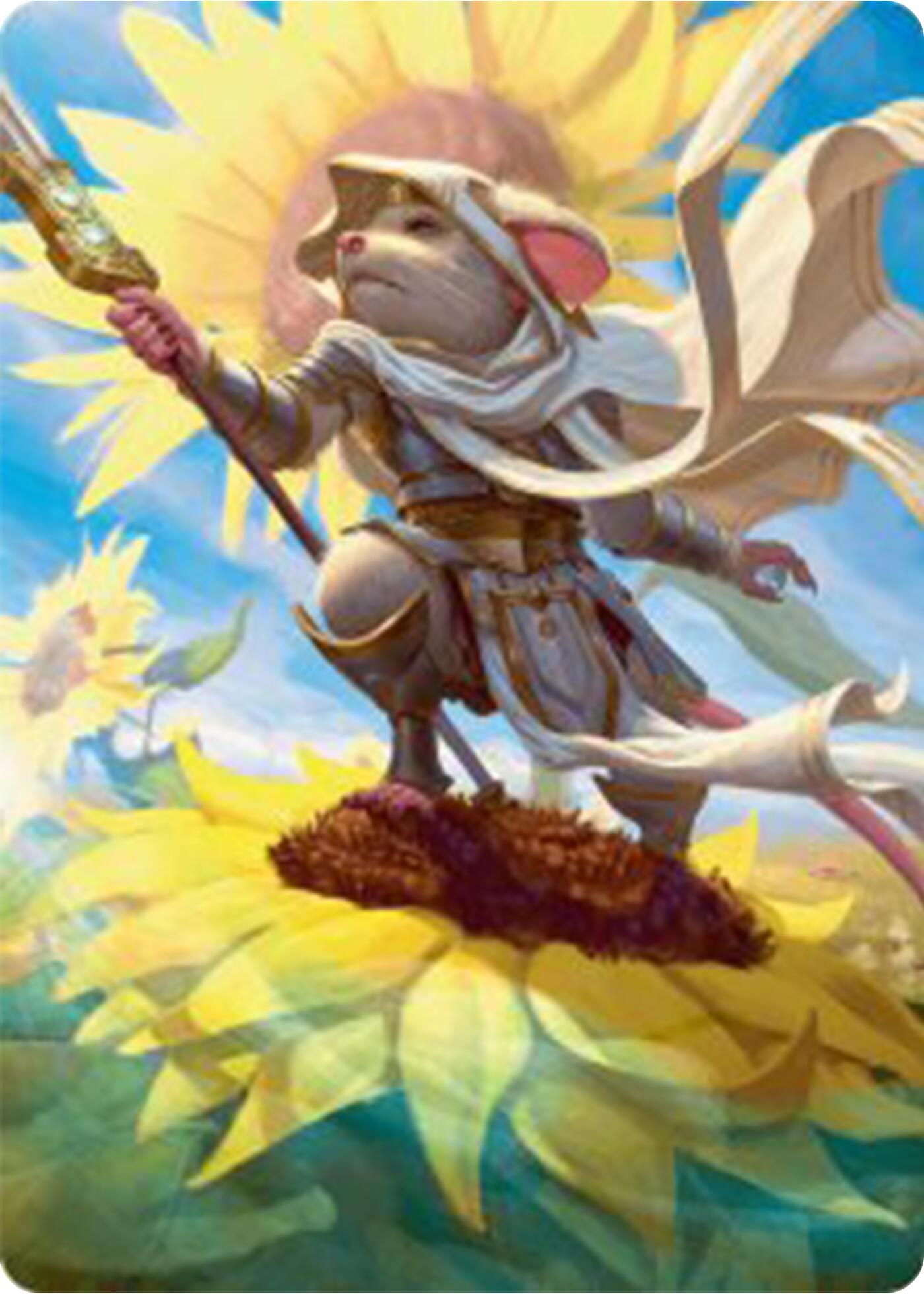 Elspeth, Sun's Champion Art Card [Bloomburrow Art Series] | Deep Dive Games St. Marys
