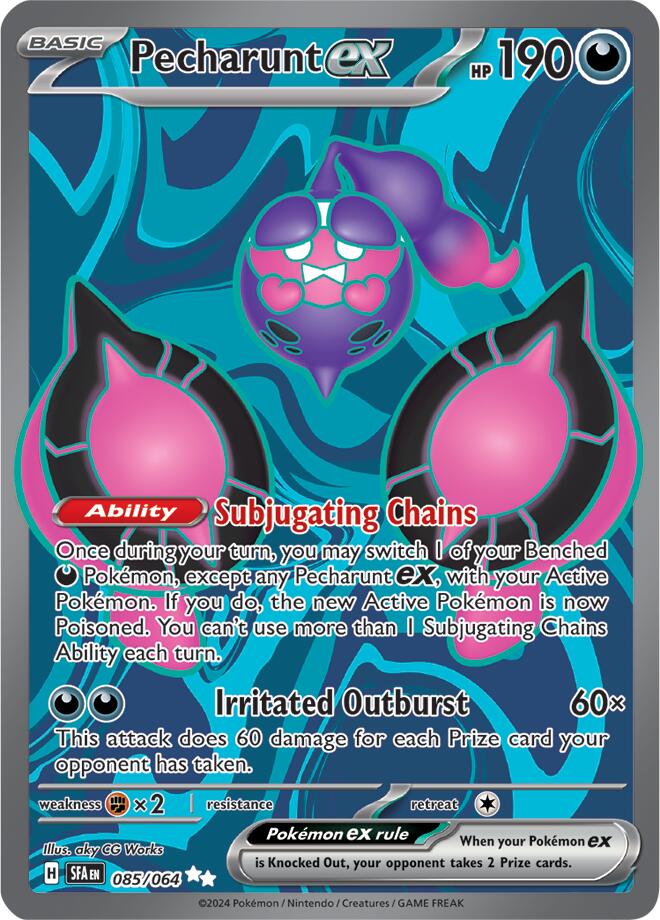 Pecharunt ex (085/064) [Scarlet & Violet: Shrouded Fable] | Deep Dive Games St. Marys