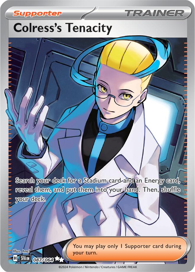 Colress's Tenacity (087/064) [Scarlet & Violet: Shrouded Fable] | Deep Dive Games St. Marys