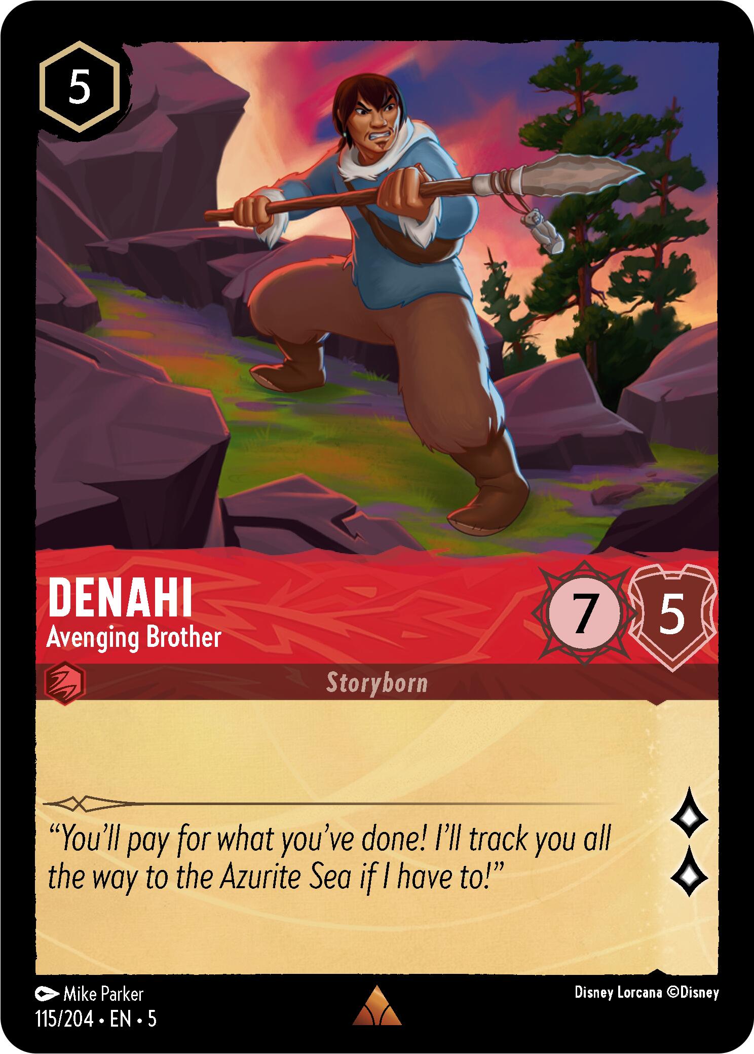 Denahi - Avenging Brother (115/204) [Shimmering Skies] | Deep Dive Games St. Marys