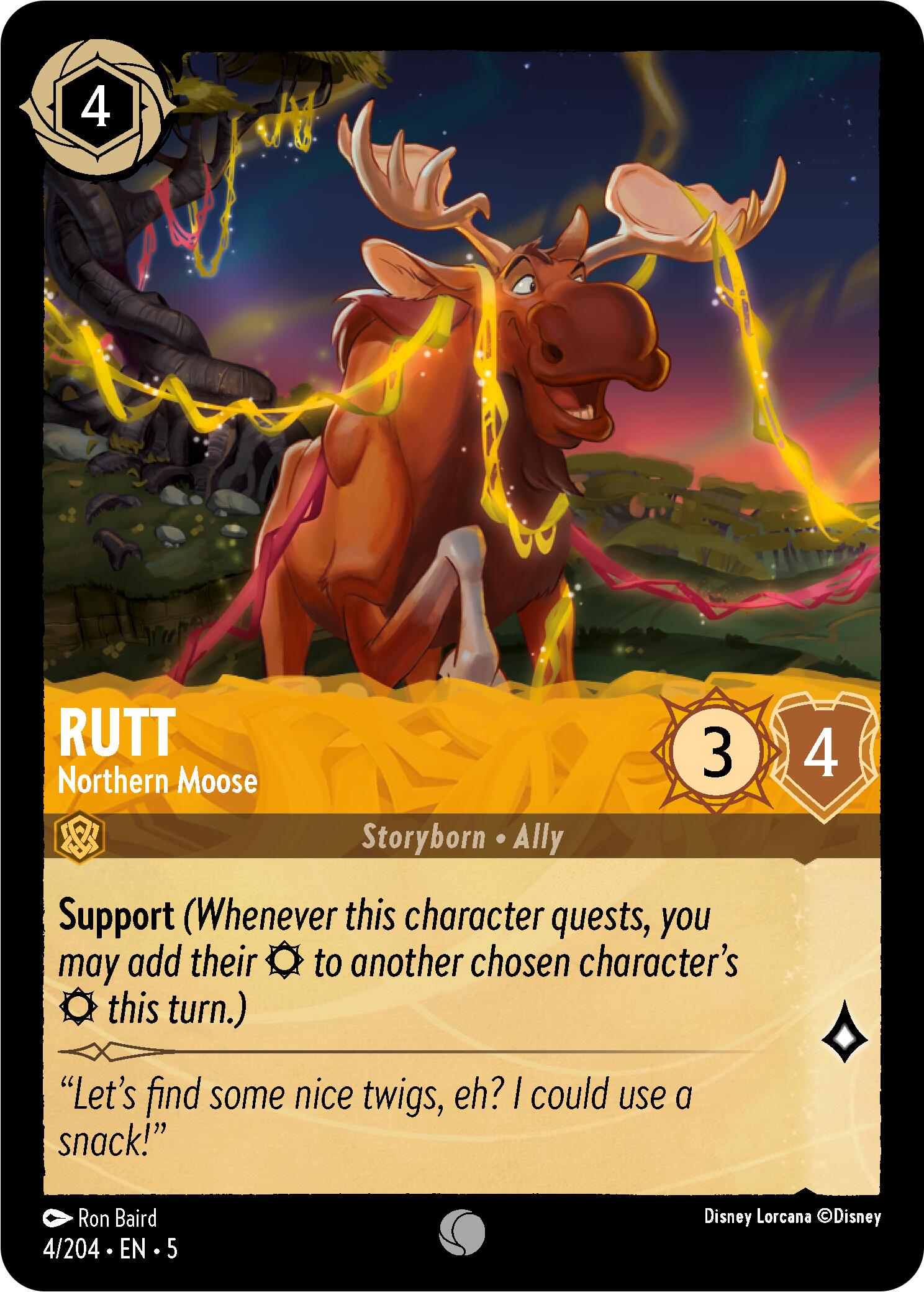 Rutt - Northern Moose (4/204) [Shimmering Skies] | Deep Dive Games St. Marys