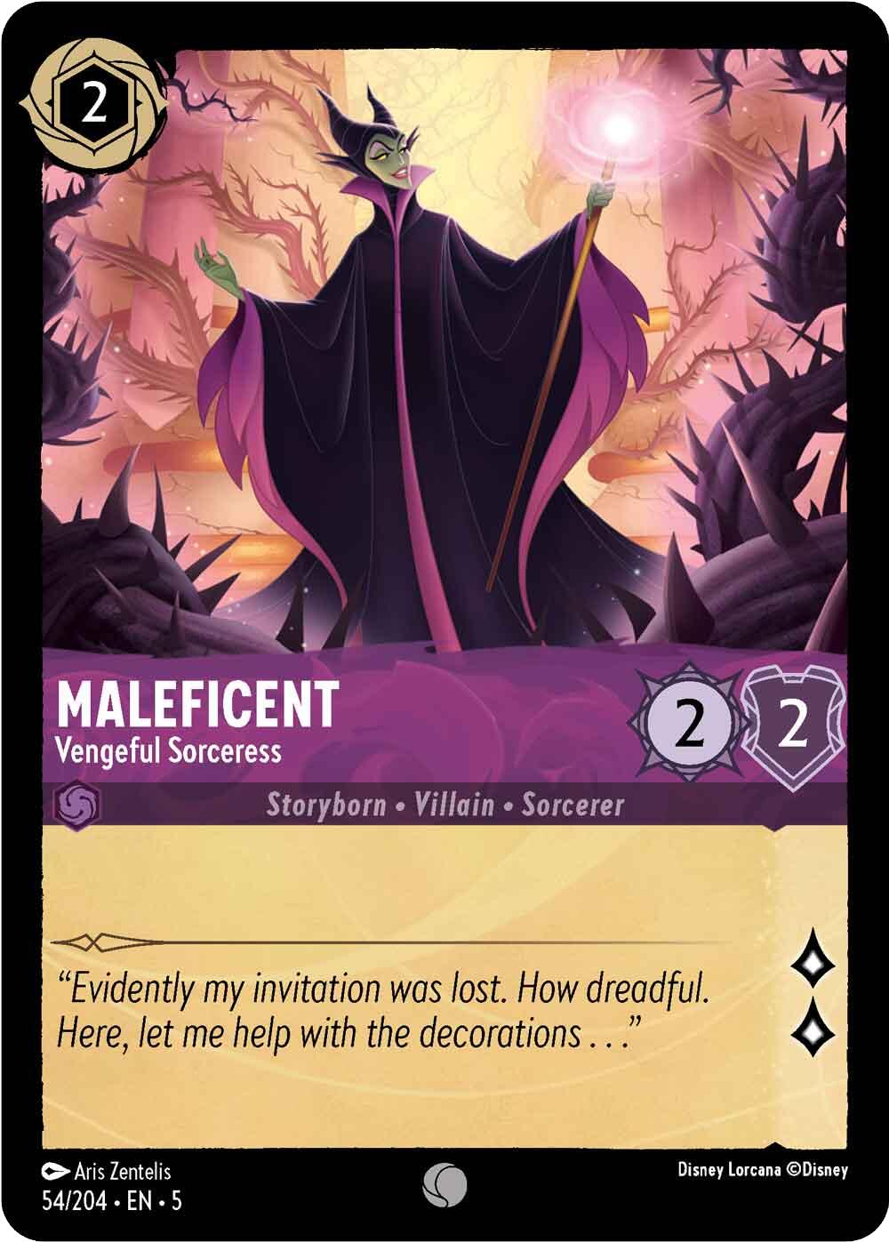 Maleficent - Vengeful Sorceress (54/204) [Shimmering Skies] | Deep Dive Games St. Marys