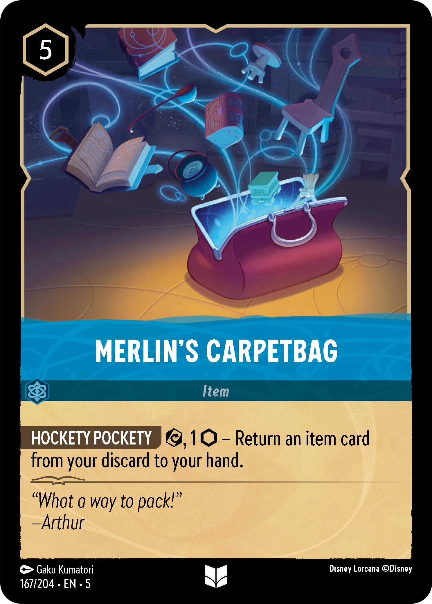 Merlin's Carpetbag (167/204) [Shimmering Skies] | Deep Dive Games St. Marys