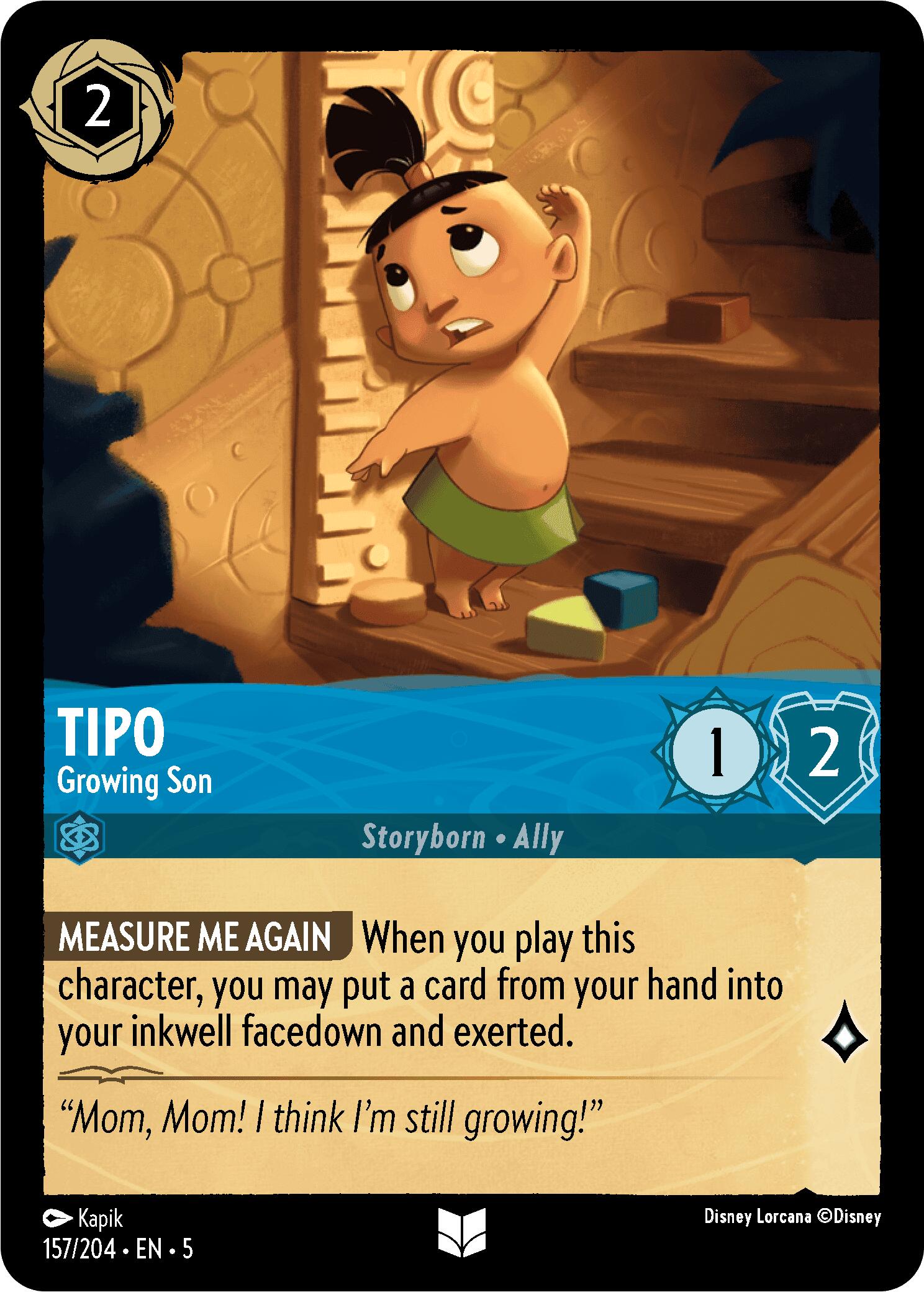 Tipo - Growing Son (157/204) [Shimmering Skies] | Deep Dive Games St. Marys
