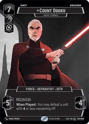 Count Dooku - Darth Tyranus (001/006) (2024 Convention Exclusive) (001/006) [Miscellaneous] | Deep Dive Games St. Marys