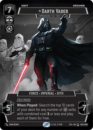 Darth Vader - Commanding the First Legion (002/006) (2024 Convention Exclusive) (002/006) [Miscellaneous] | Deep Dive Games St. Marys