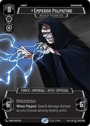Emperor Palpatine - Master of the Dark Side (003/006) (2024 Convention Exclusive) (003/006) [Miscellaneous] | Deep Dive Games St. Marys