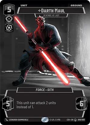 Darth Maul - Revenge at Last (006/006) (2024 Convention Exclusive) (006/006) [Miscellaneous] | Deep Dive Games St. Marys