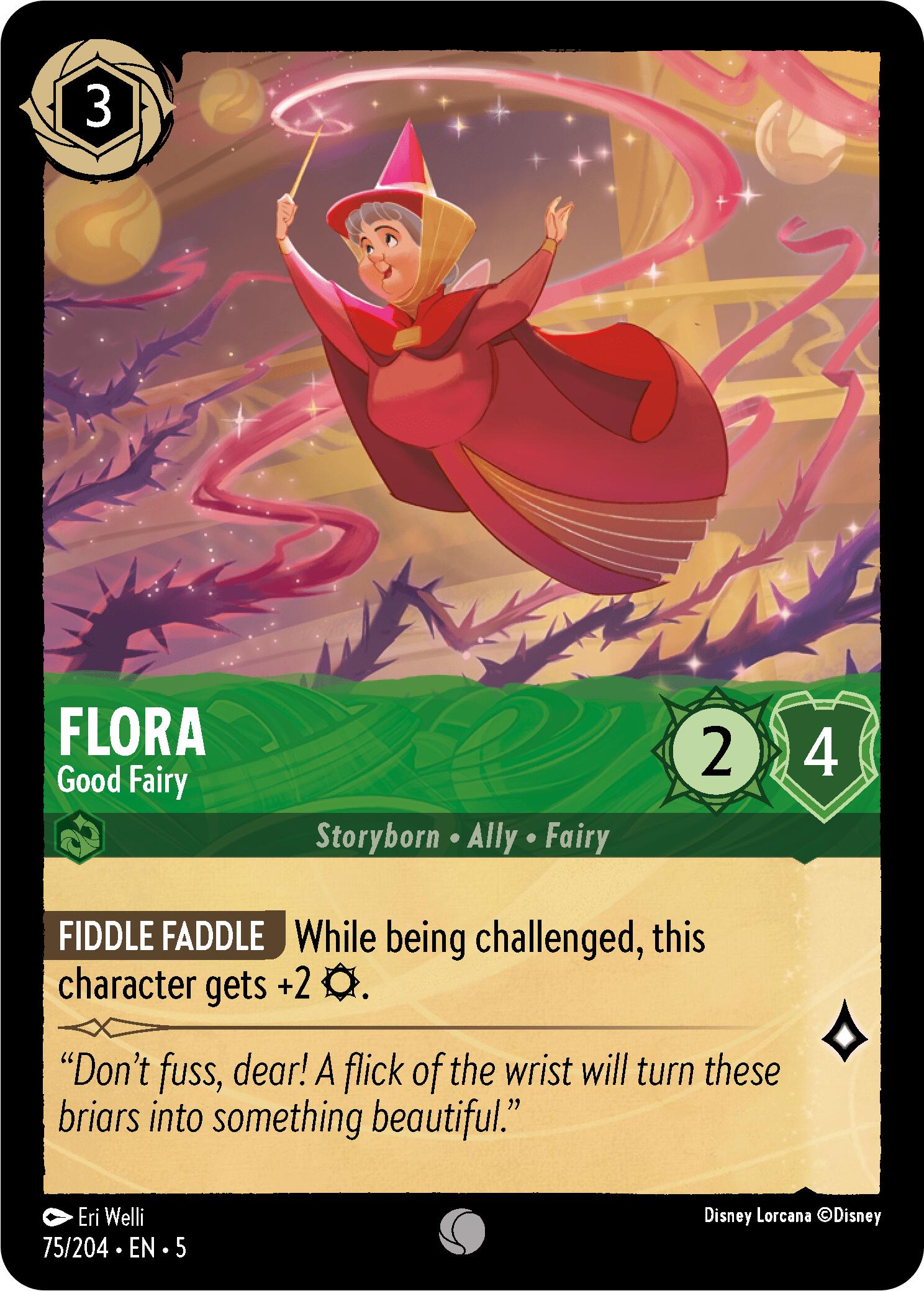 Flora - Good Fairy (75/204) [Shimmering Skies] | Deep Dive Games St. Marys