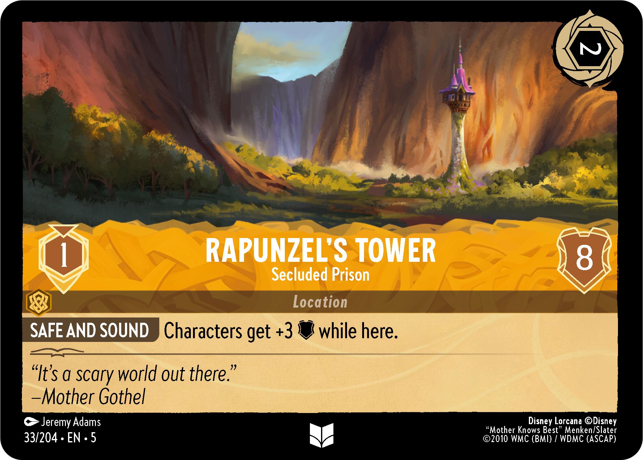 Rapunzel's Tower - Secluded Prison (33/204) [Shimmering Skies] | Deep Dive Games St. Marys