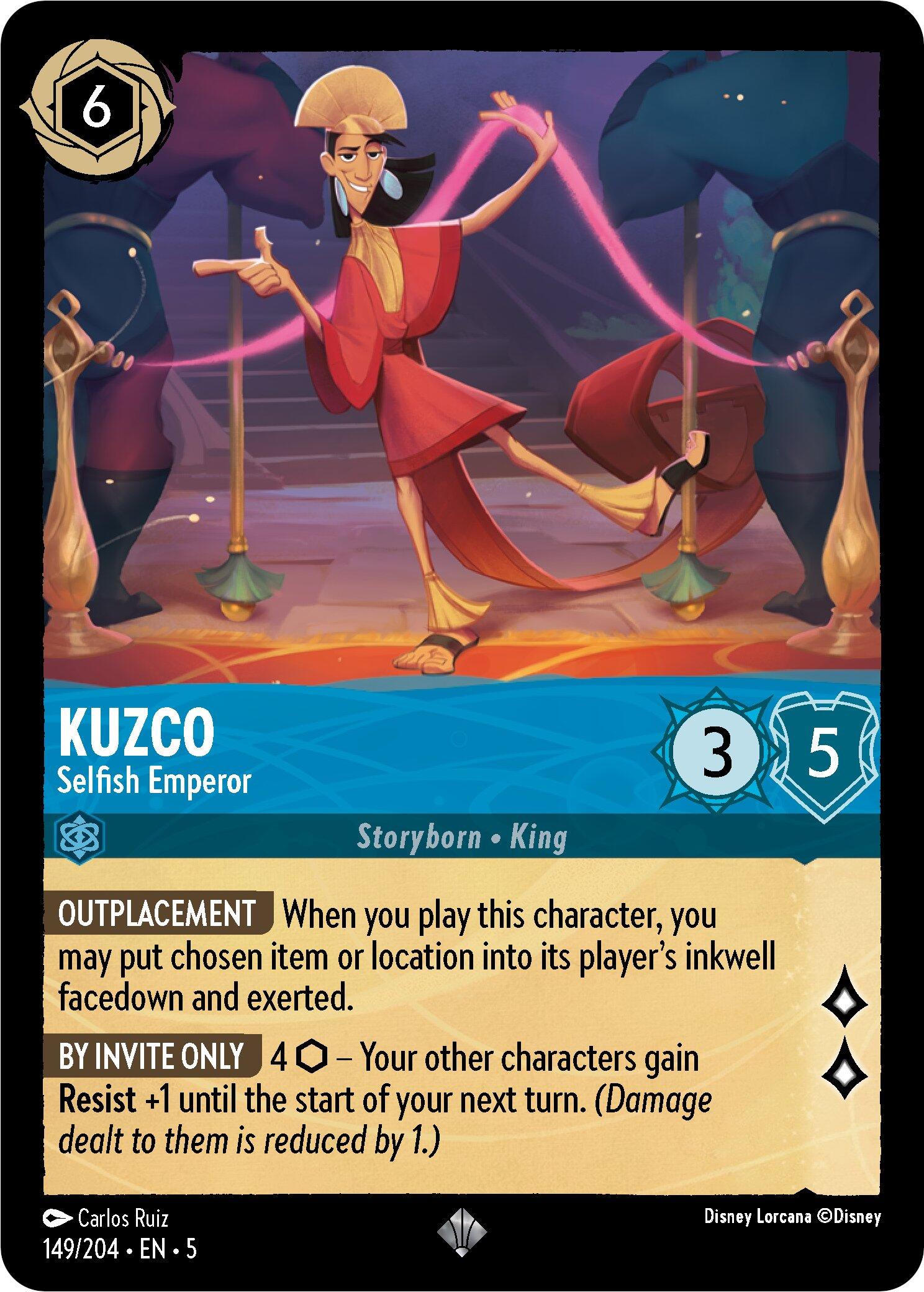 Kuzco - Selfish Emperor (149/204) [Shimmering Skies] | Deep Dive Games St. Marys