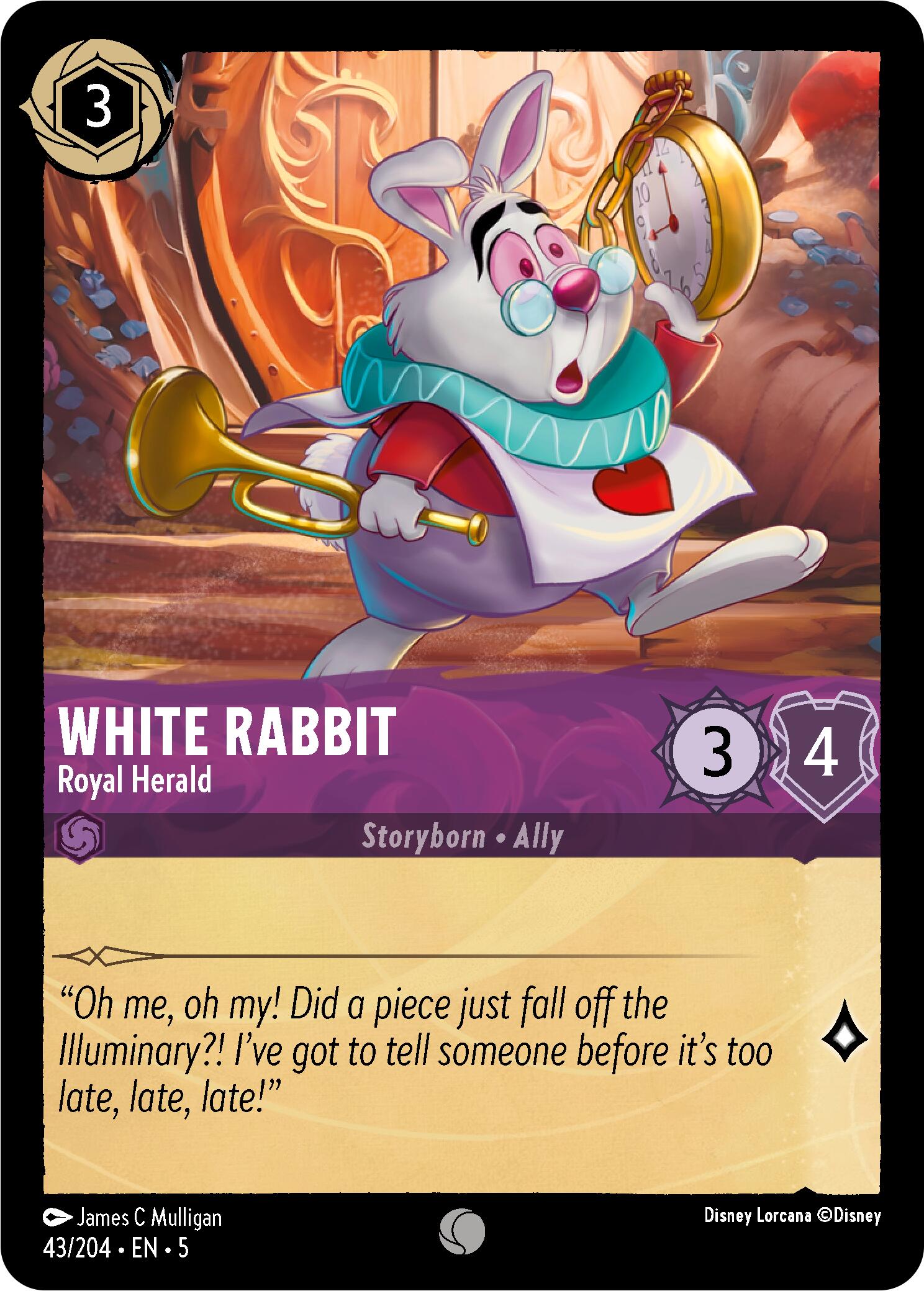 White Rabbit - Royal Herald (43/204) [Shimmering Skies] | Deep Dive Games St. Marys