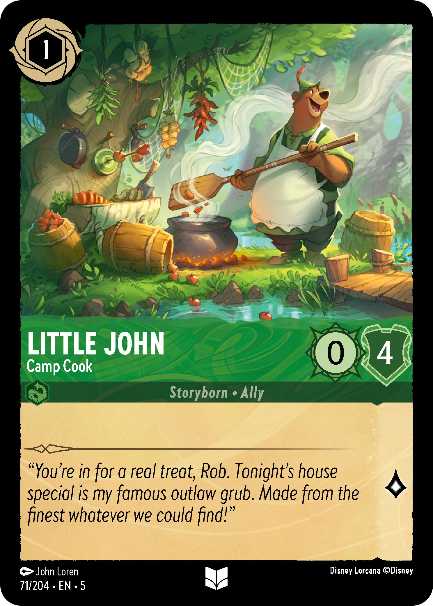 Little John - Camp Cook (71/204) [Shimmering Skies] | Deep Dive Games St. Marys