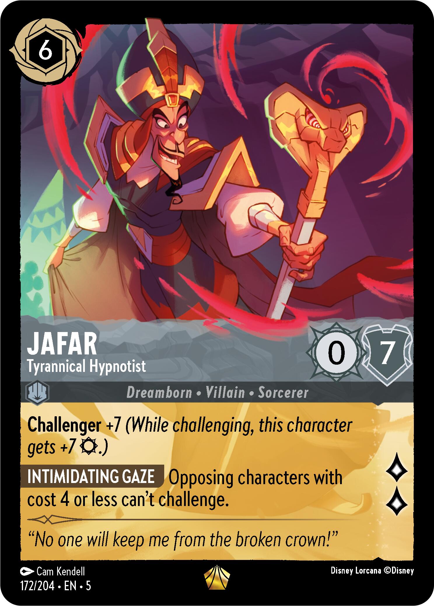 Jafar - Tyrannical Hypnotist (172/204) [Shimmering Skies] | Deep Dive Games St. Marys