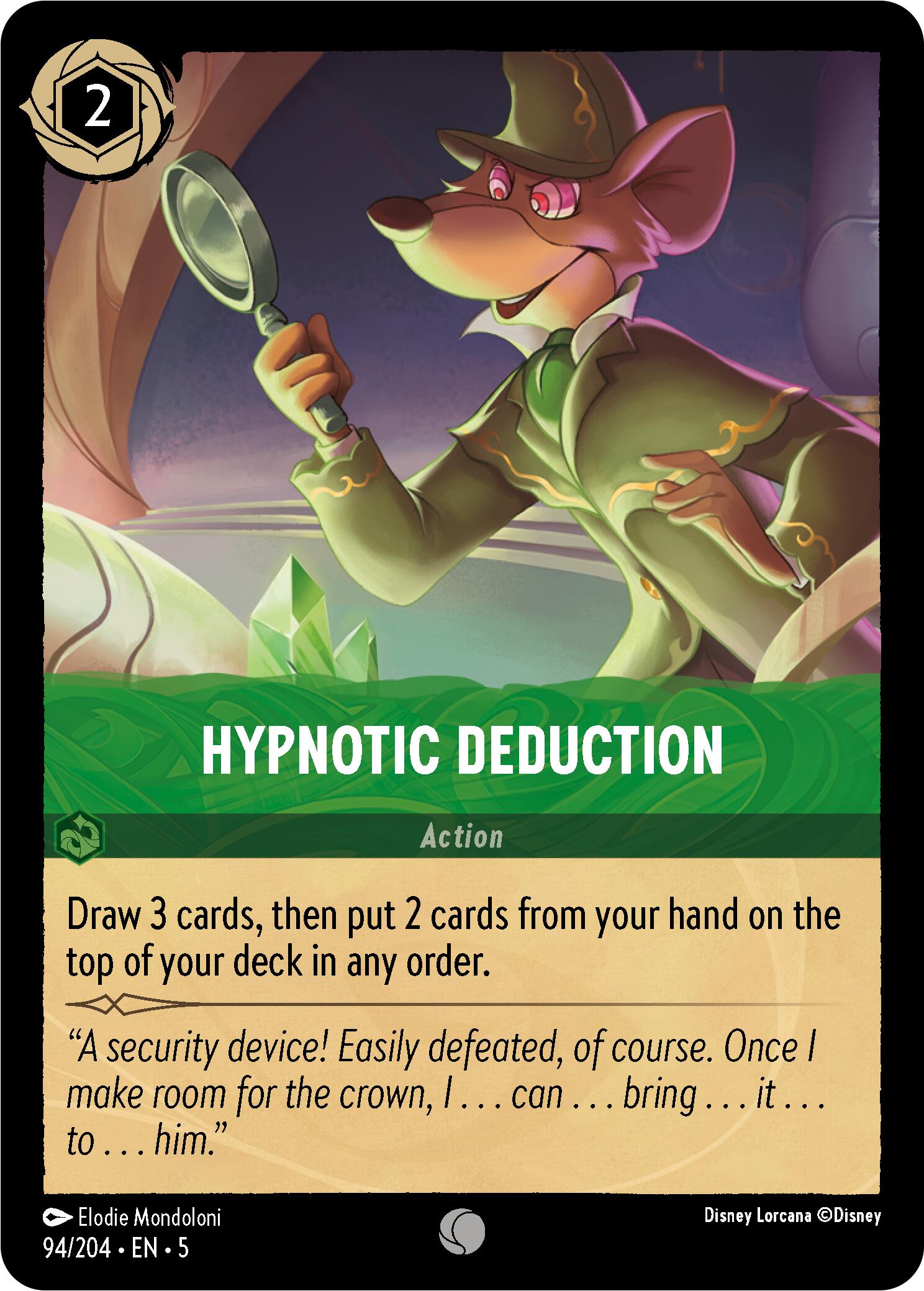 Hypnotic Deduction (94/204) [Shimmering Skies] | Deep Dive Games St. Marys