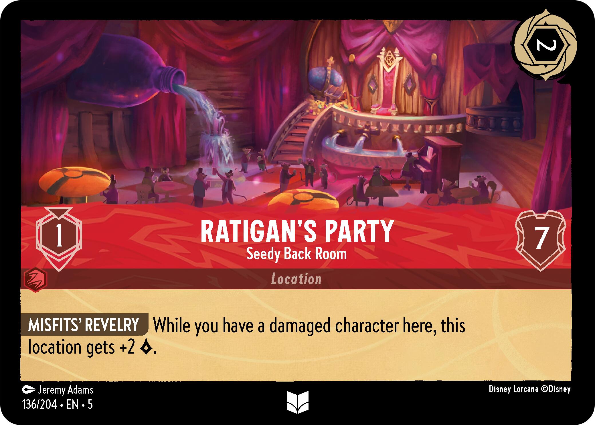 Ratigan's Party - Seedy Back Room (136/204) [Shimmering Skies] | Deep Dive Games St. Marys
