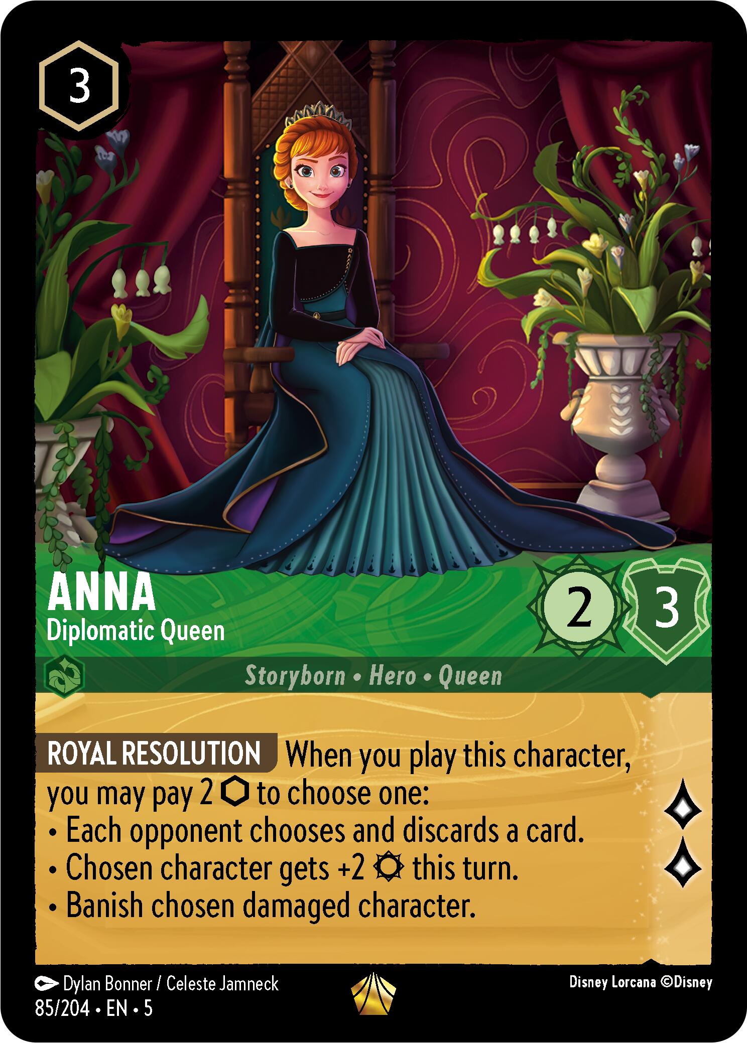 Anna - Diplomatic Queen (85/204) [Shimmering Skies] | Deep Dive Games St. Marys