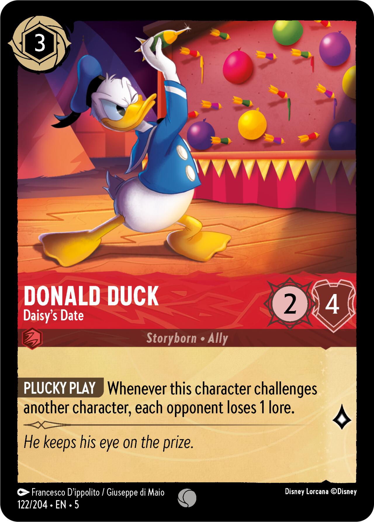 Donald Duck - Daisy's Date (122/204) [Shimmering Skies] | Deep Dive Games St. Marys