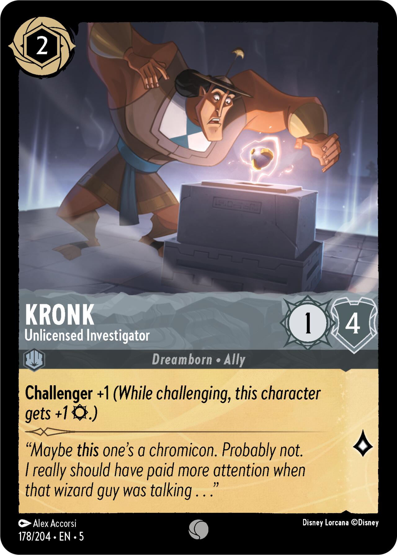 Kronk - Unlicensed Investigator (178/204) [Shimmering Skies] | Deep Dive Games St. Marys