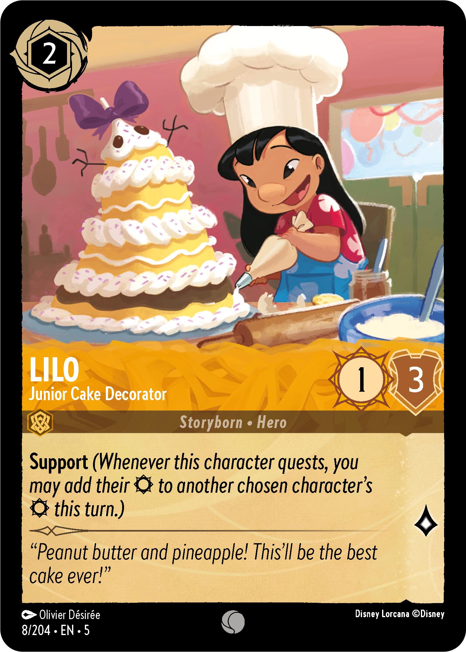 Lilo - Junior Cake Decorator (8/204) [Shimmering Skies] | Deep Dive Games St. Marys