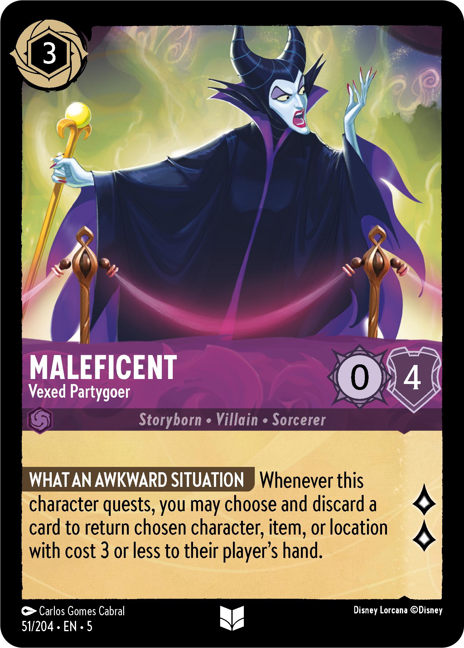 Maleficent - Vexed Partygoer (51/204) [Shimmering Skies] | Deep Dive Games St. Marys