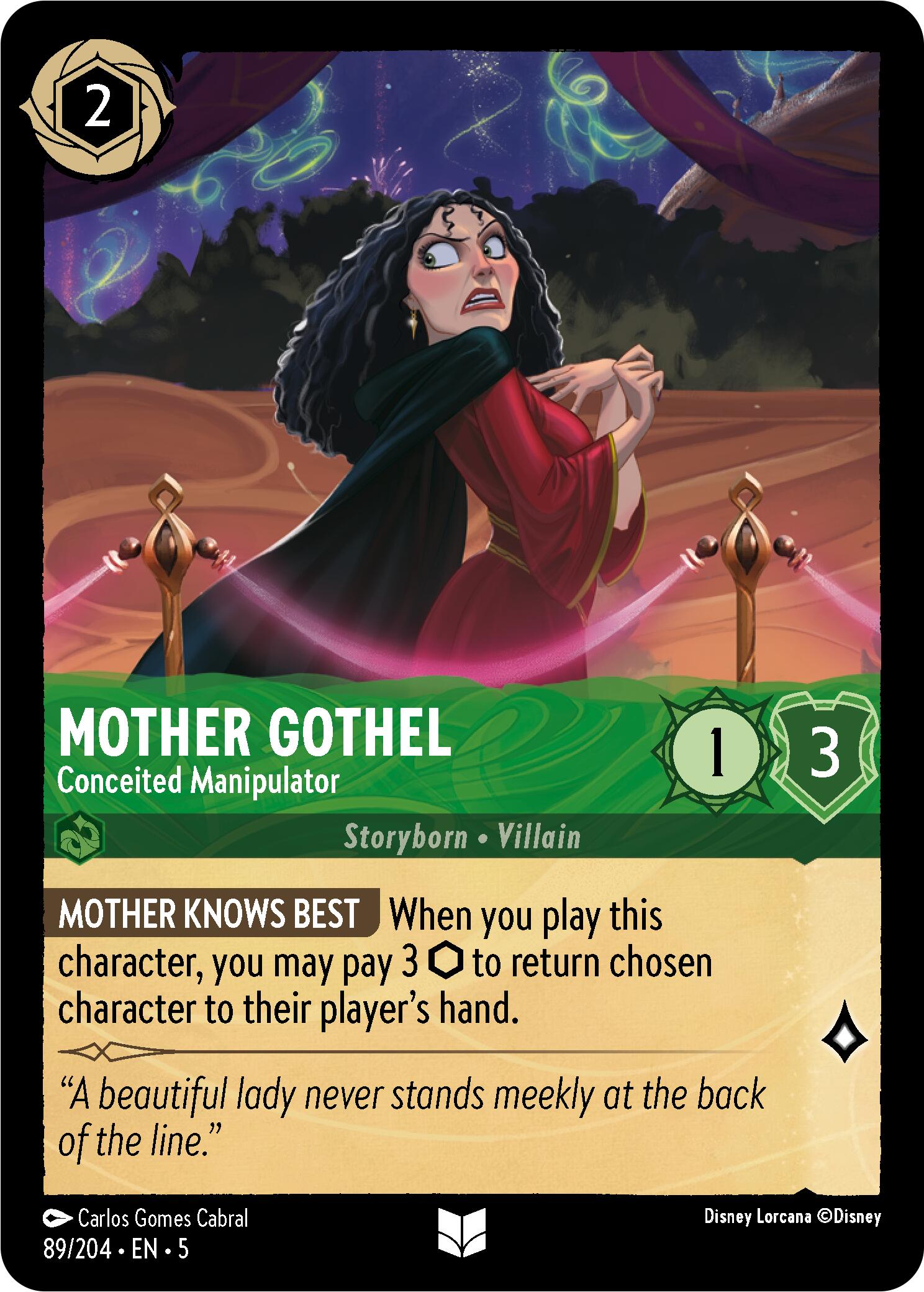 Mother Gothel - Conceited Manipulator (89/204) [Shimmering Skies] | Deep Dive Games St. Marys