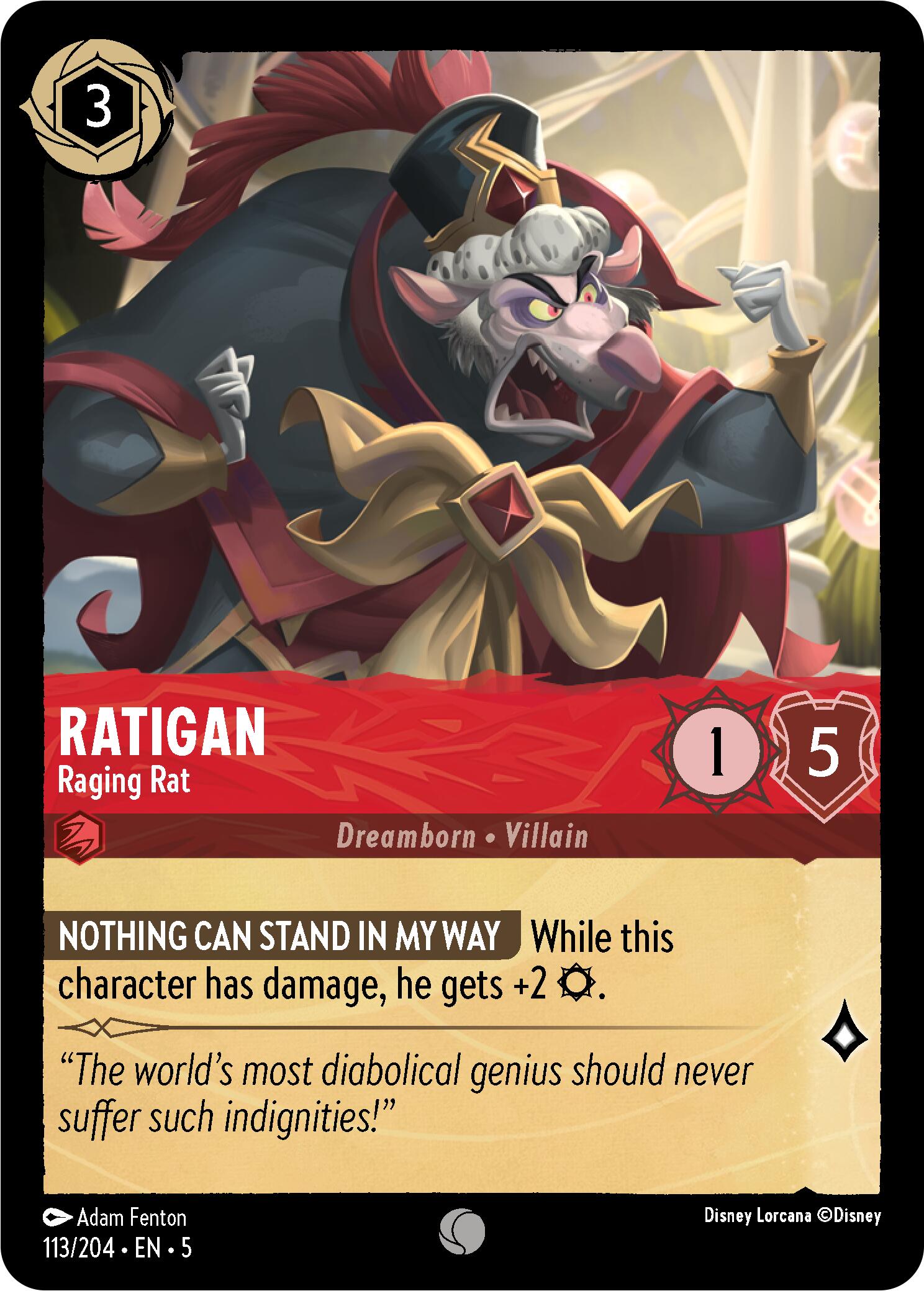 Ratigan - Raging Rat (113/204) [Shimmering Skies] | Deep Dive Games St. Marys