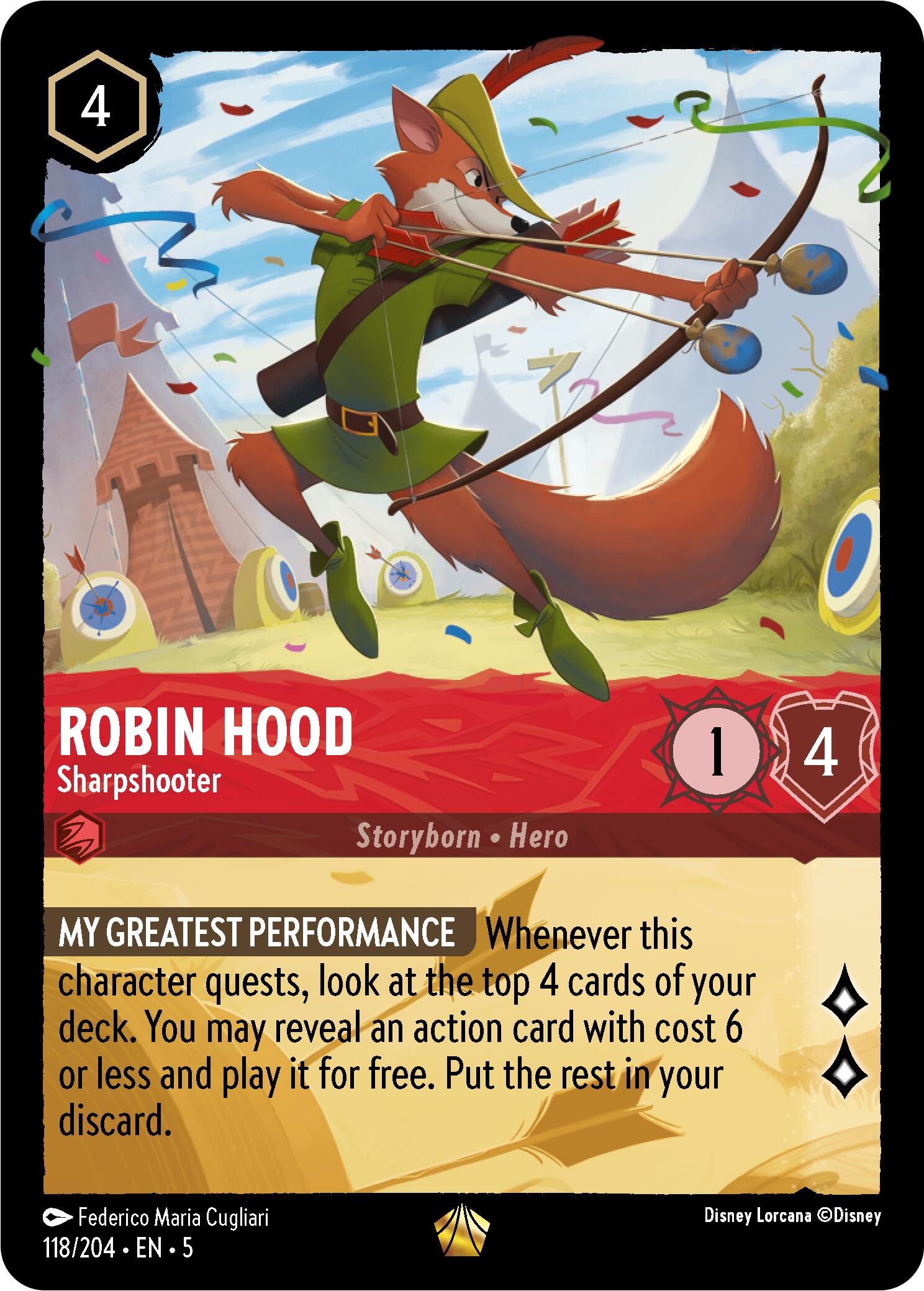 Robin Hood - Sharpshooter (118/204) [Shimmering Skies] | Deep Dive Games St. Marys