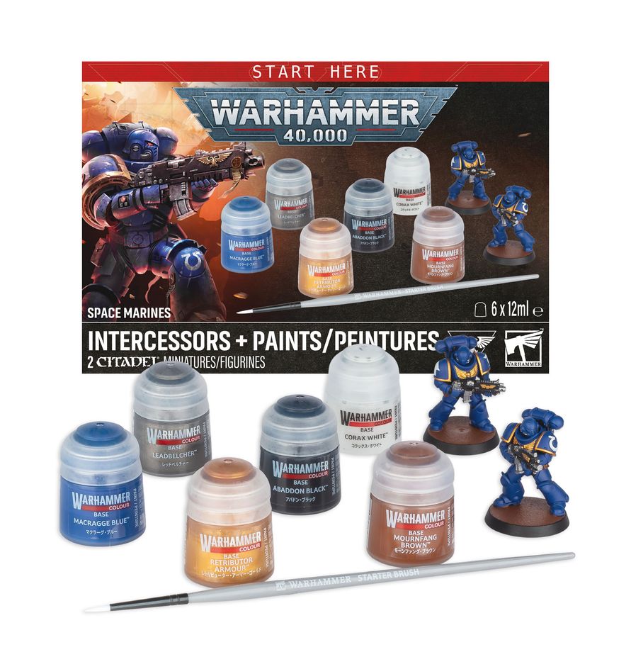 Space Marines: Intercessors + Paints | Deep Dive Games St. Marys