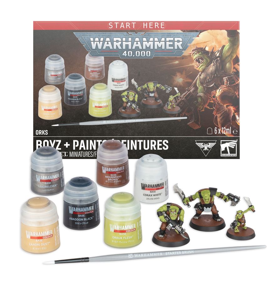 Orks: Boyz + Paint Set | Deep Dive Games St. Marys