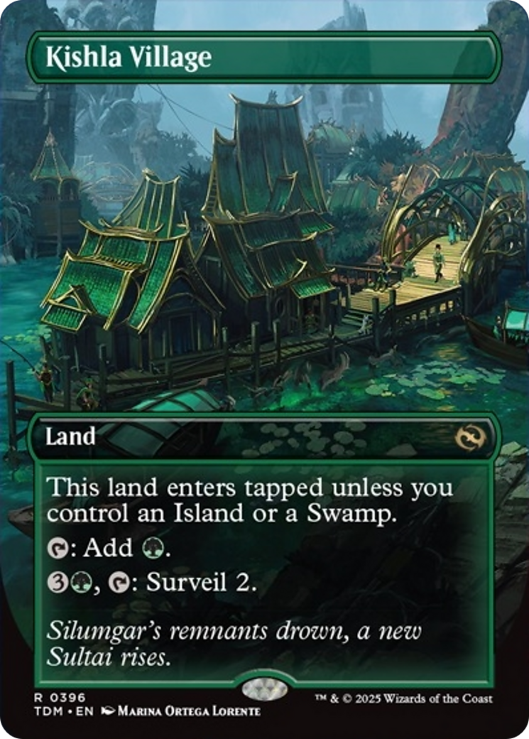 Kishla Village (Borderless) [Tarkir: Dragonstorm] | Deep Dive Games St. Marys