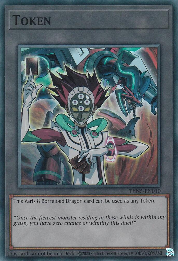 Token: Varis and Borreload Dragon [TKN5-EN010] Super Rare | Deep Dive Games St. Marys