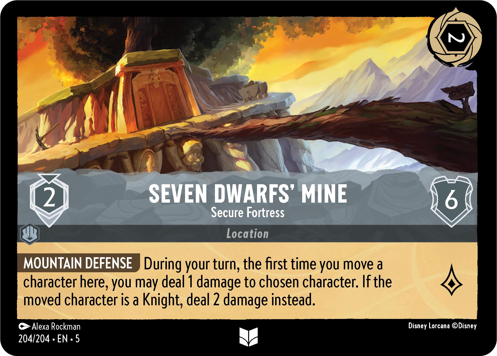 Seven Dwarfs' Mine - Secure Fortress (204/204) [Shimmering Skies] | Deep Dive Games St. Marys